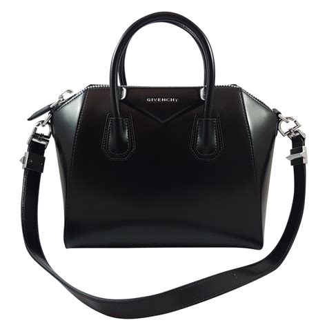 givenchy antigona small black shiny|givenchy antigona small price.